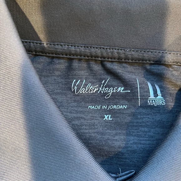 Walter Hagen Men's Perfect 11 Majors Solid Golf Polo - Picture 2 of 2
